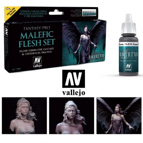 Vallejo Fantasy Pro: Malefic Flesh Set