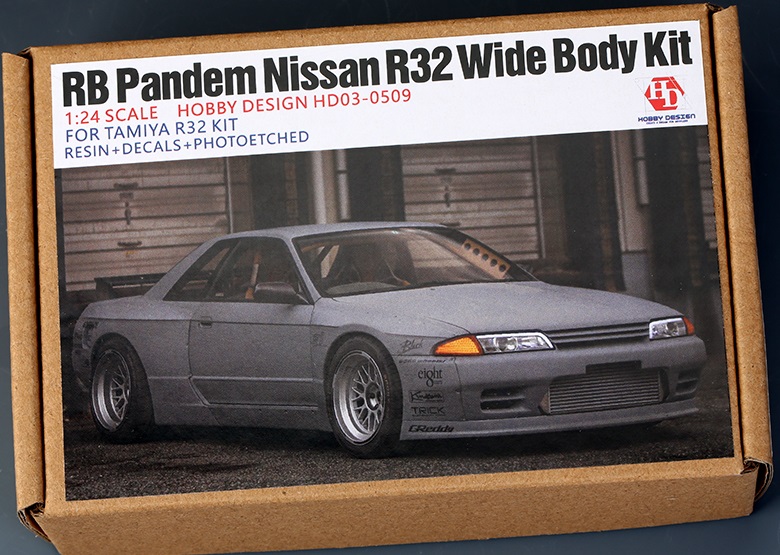 RB PANDEM NISSAN R32 WIDE BODY KIT FOR TAMIYA R32 Hobby design Domino Model